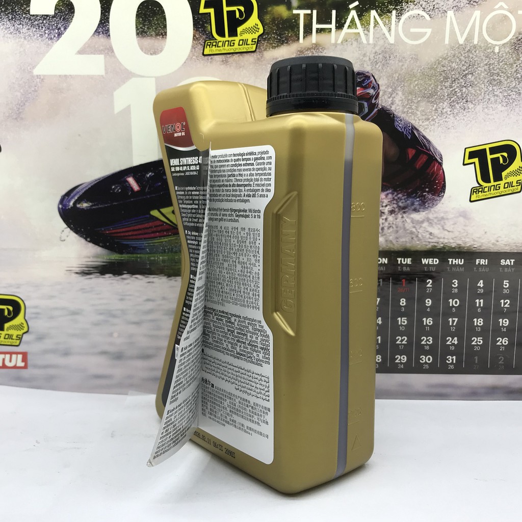 Nhớt Venol 4T 10W40 nhập Đức tem 2 lớp | BigBuy360 - bigbuy360.vn