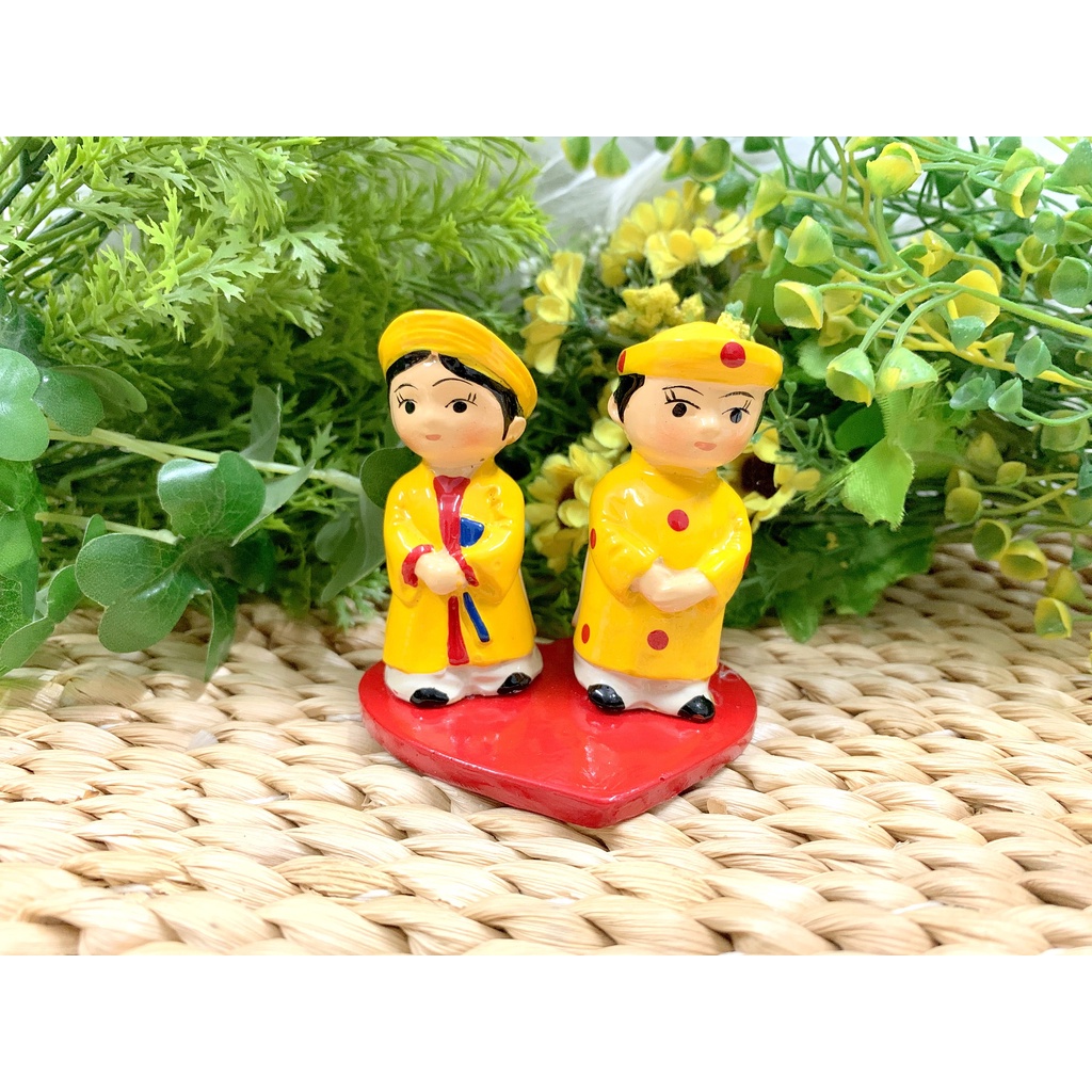 Tượng Cô Dâu Chú Rể Hạnh Phúc Trọn Vẹn (Hình Thật - Video Thật)