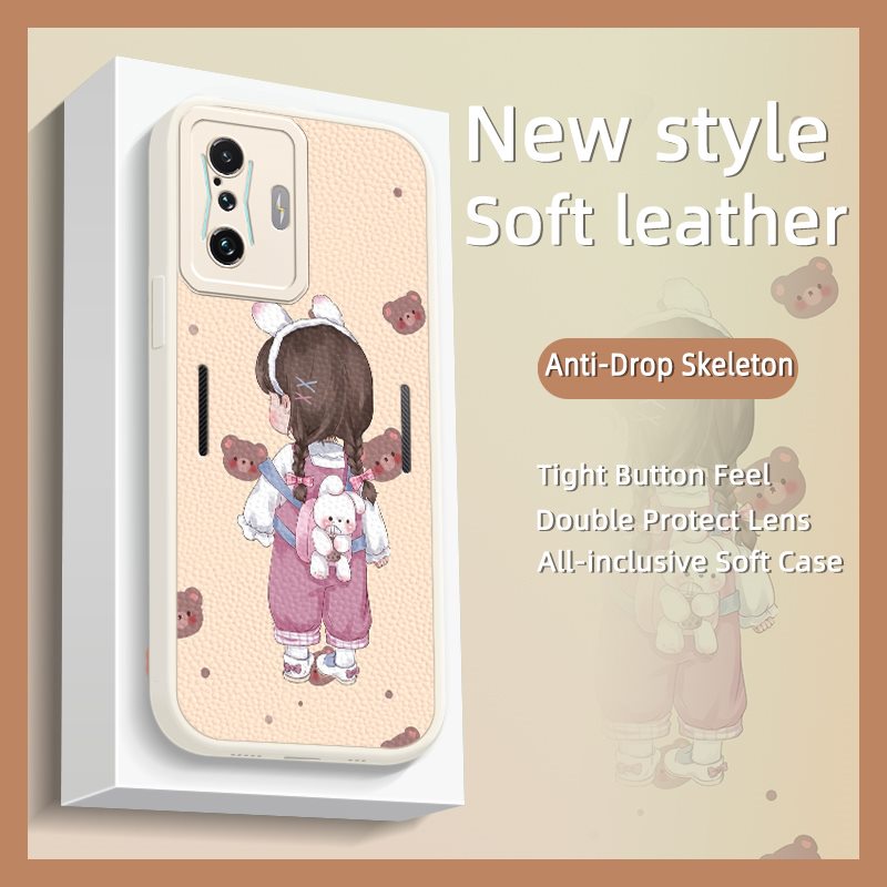 Heat dissipation simple Phone Case For Xiaomi Redmi K50 Gaming Edition/POCO F4 GT luxurious Cartoon