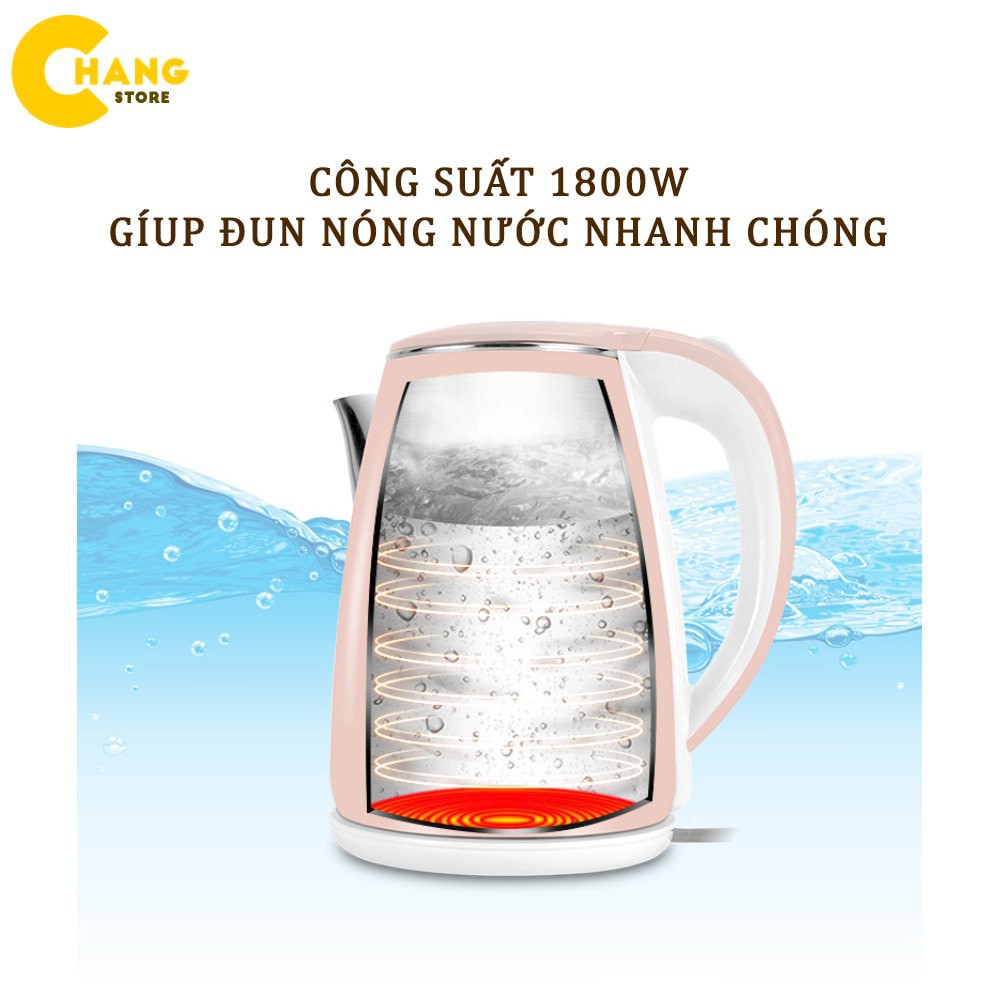 Ấm Siêu Tốc JipLai Thái Lan 2.5L Cao Cấp HÀNG CHÍNH HÃNG NHẬP KHẨU THÁI LAN 100%