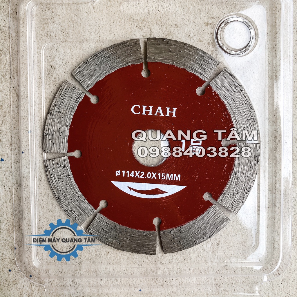 Lưỡi Cắt Bê Tông - Gạch - Đá 114mm CHAH (Lắp vừa các máy 100 110 thông dụng)