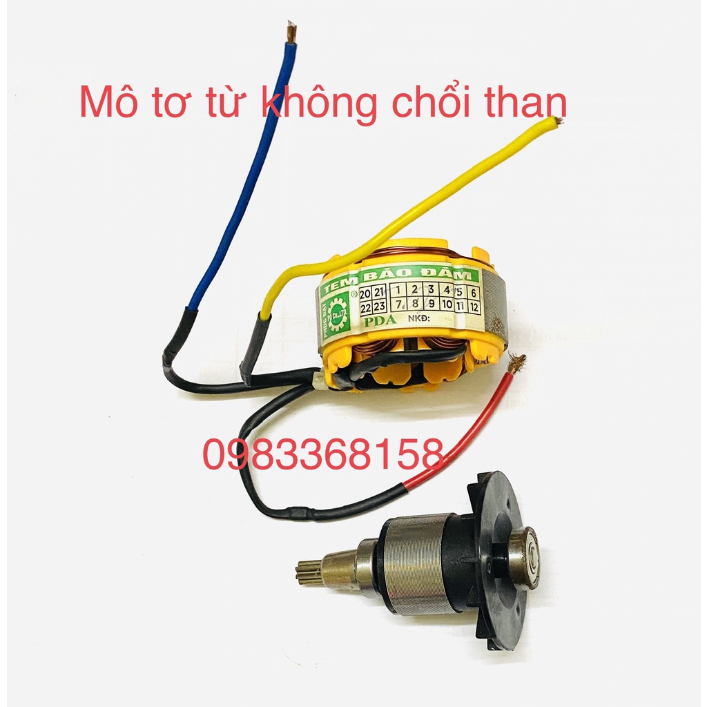 MÔ TƠ TỪ MÁY /$ÚNG SIẾT MỞ ỐC BU-LÔNG dùng pin 21V KHÔNG CHỔI THAN