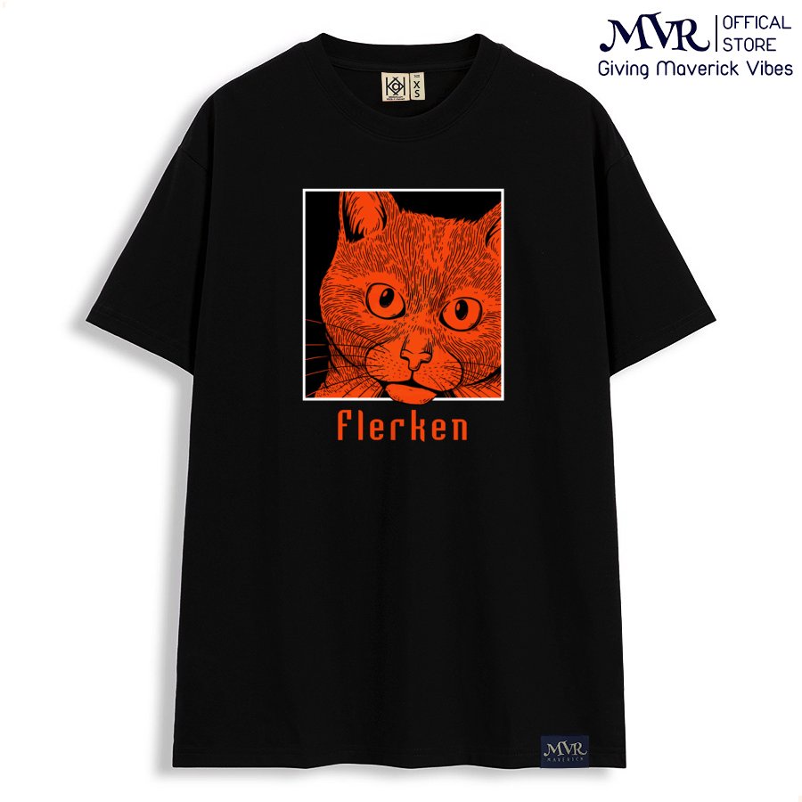 Áo thun nam phông Flerken Unisex cotton thoáng mát chảnh mèo lạnh lùng MVR KK4025