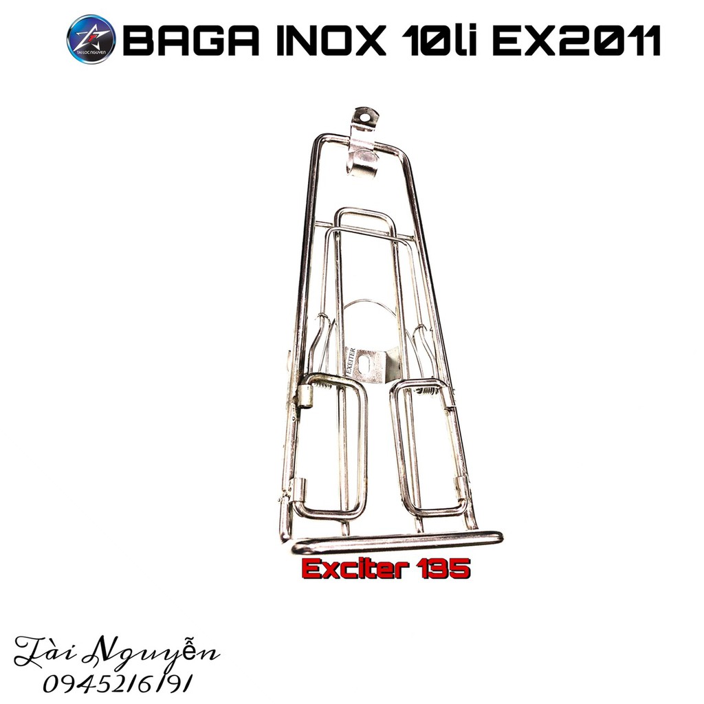 BAGA INOX 10LI DÀNH CHO EX2011 - EX150