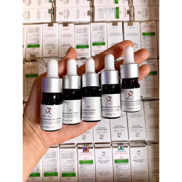 serum xoá mụn Mộc Tuyết hàng chuẩn kèm quà tặng (cam kết hiệu quả)
