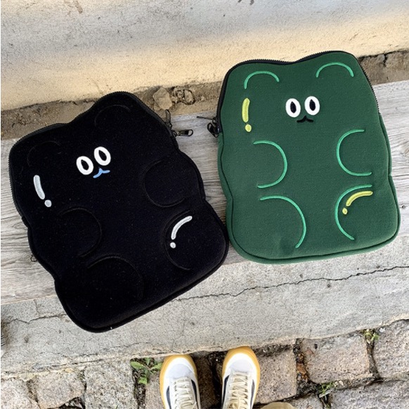 Túi Đựng laptop Họa Tiết Gấu Dễ Thương 13 10 11 inch