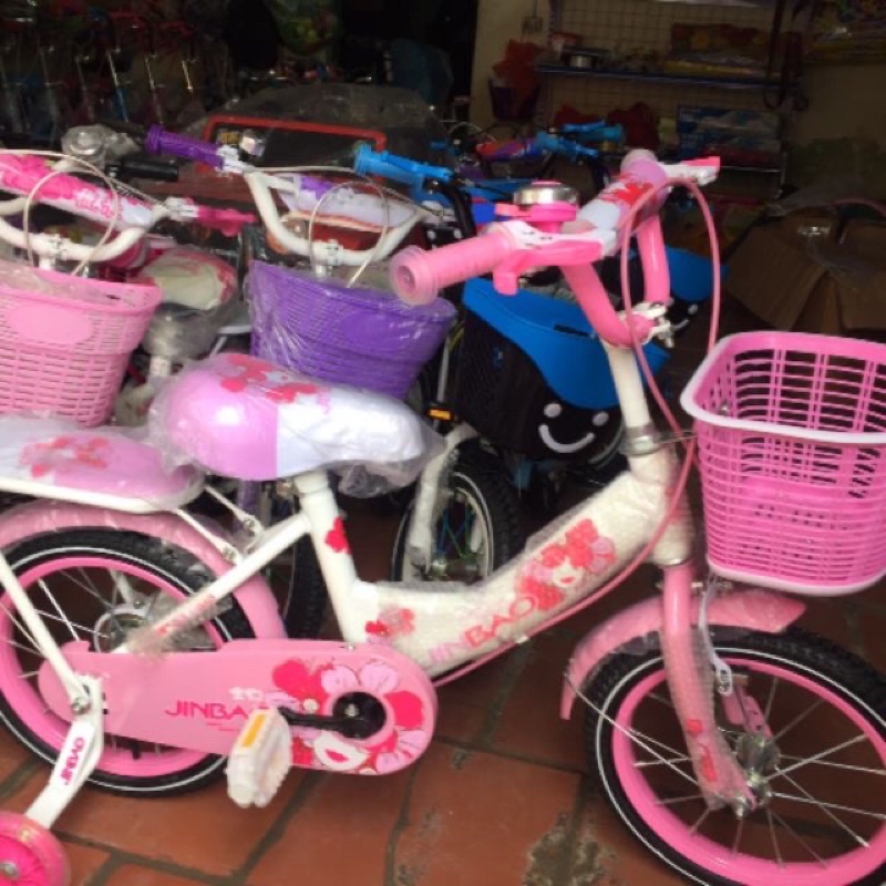 xe đạp bé gái loại 14 inch cho bé 4-6 tuổi