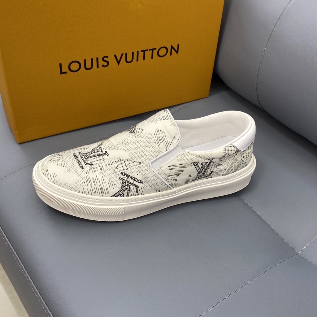 Giày lười nam cao cấp da thật Louis Vuitton LV thời trang và trẻ trung mang đến sự năng động và tươi mới