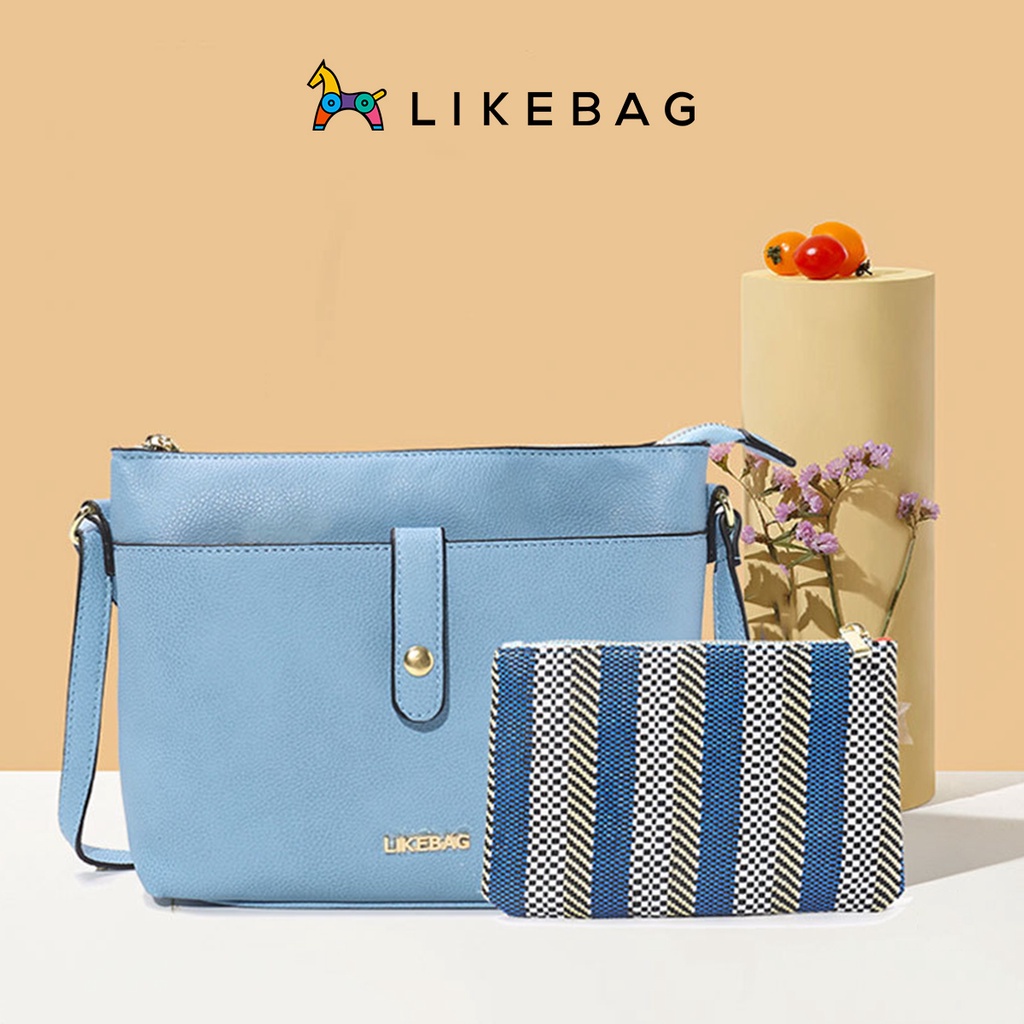 Túi đeo chéo nữ thời trang LIKEBAG da PU cao cấp chống nước 215XK1596 - LIBAGI