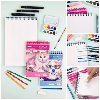 Sổ vẽ lò xo đa năng Fine Art A5 - 250 GSM - 30 tờ