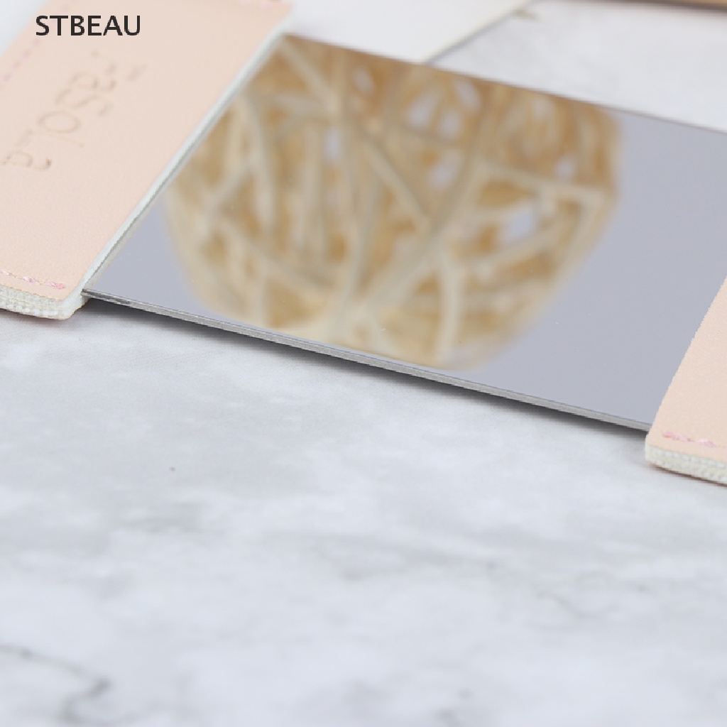 Gương Trang Điểm Mini Bỏ Túi Bằng Da PU Chống Vỡ MME