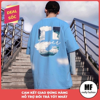 [Mã FASHIONT4MA2 giảm 10K đơn 50K] Áo thun nam nữ tay lỡ form rộng Unisex Freesize 45-70kg Freedom Molly Fashion