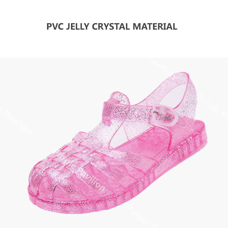 Giày nhựa mềm kiểu dáng La Mã cho bé gái