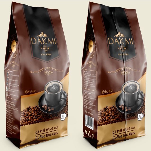 Cafe nguyên chất ROBUSTA rang xay hàng xuất khẩu loại 1, vị đắng thanh, thơm dịu (Túi 500gr) | BigBuy360 - bigbuy360.vn