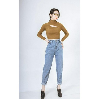 Áo len croptop hở ngực