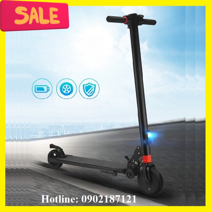 Xe scooter điện xếp gọn, xe scooter điện người lớn s8 không yên