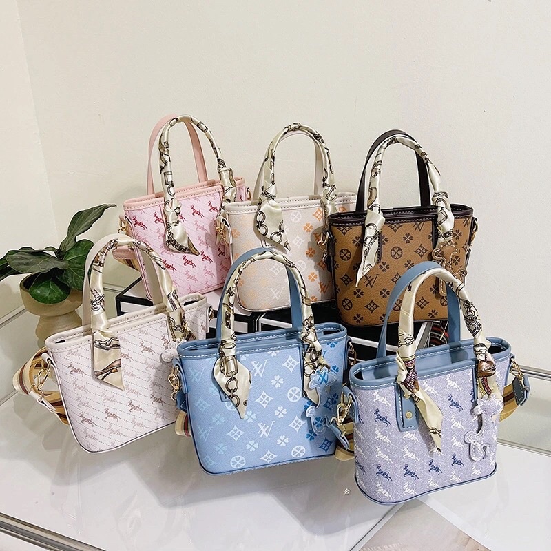 M14_Túi Xách Vuông Tự May Handmade