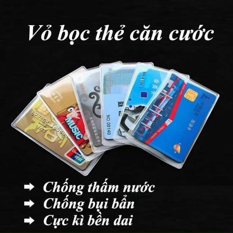 Vỏ Bọc bảo vệ thẻ căn cước, thẻ sinh viên, bằng lái xe, thẻ nhân viên .....