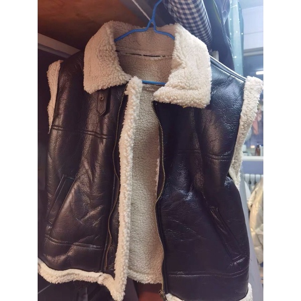 Áo gile da lót lông cá tính