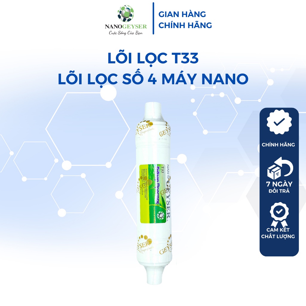 Lõi lọc nước số 4, Lõi T33 dùng cho tất cả các dong máy NANO