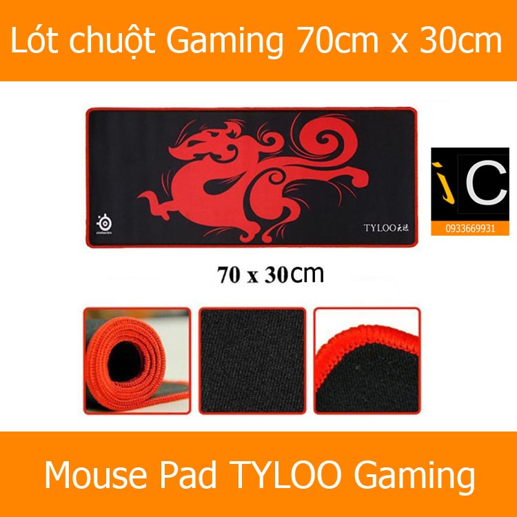 Miếng lót chuột Tyloos cỡ lớn 70cm x 30cm x 3mm