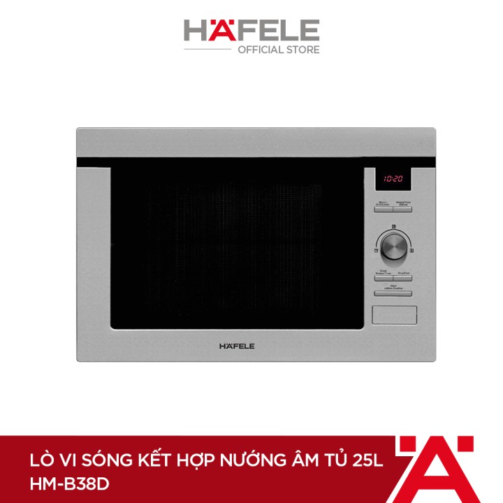 Lò Vi Sóng Kết Hợp Nướng Âm Tủ HAFELE HM-B38D (25L) - 538.31.200