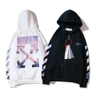 Áo Hoodie Off White Thời Trang Năng Động Cho Nữ