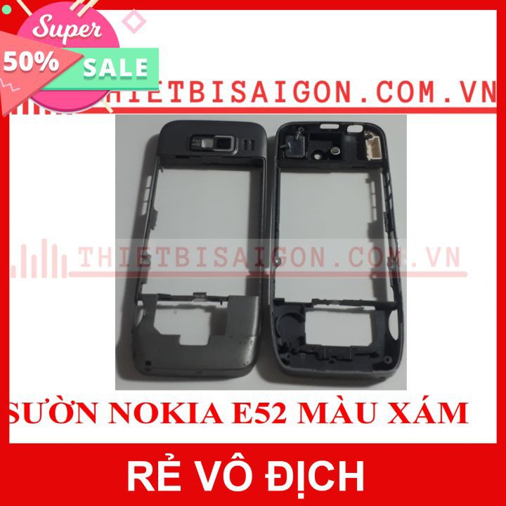 SƯỜN NOKIA E52 MÀU ĐEN