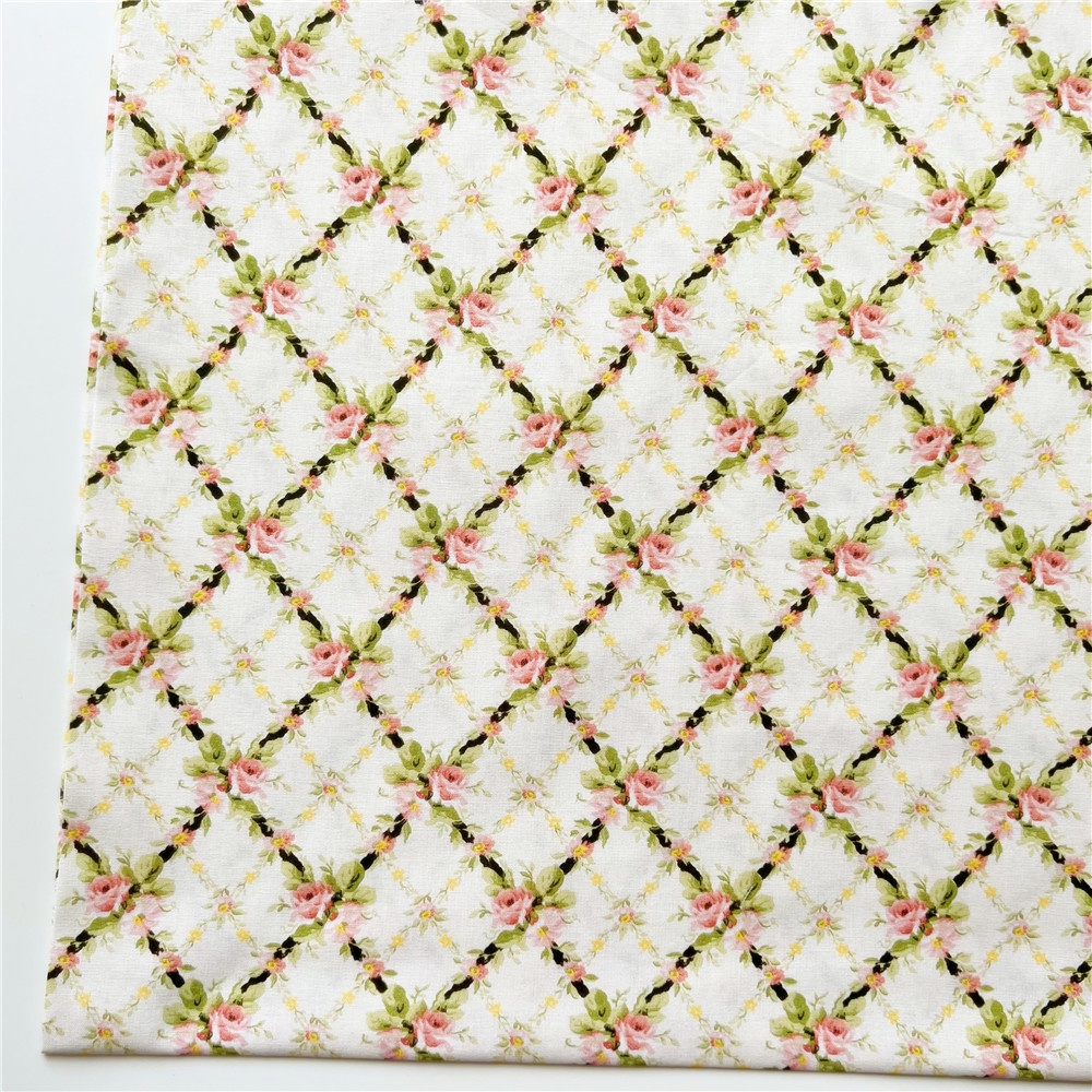 Vải Cotton Rộng 110Cm Họa Tiết Hoa Bồ Công Anh Thanh Lịch