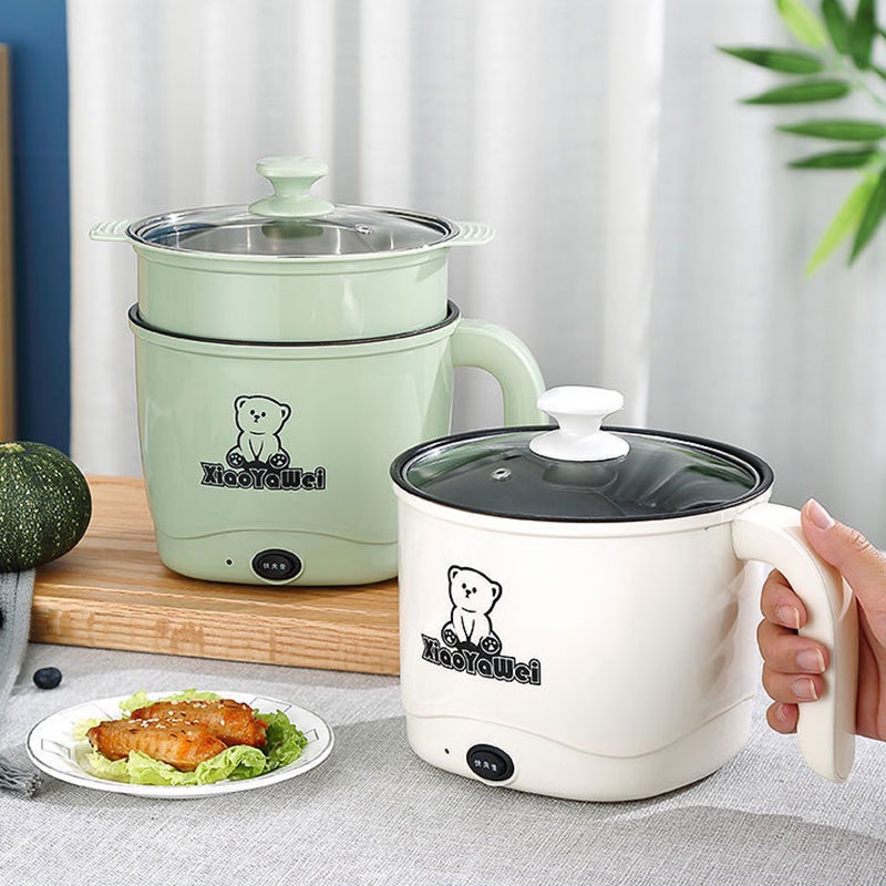 Nồi cơm điện mini Kaimeidi hai tốc độ chỉnh được đa năng cho luộc nấu ăn đun sôi trong ký túc xá