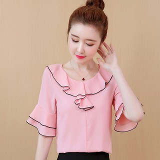 Áo nữ cổ bèo xinh xắn