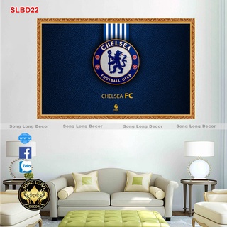 Tranh Dán Tường 3D Câu Lạc Bộ Chelsea-SLBD22- Có In Theo Yêu Cầu- Tranh 3d Cho Fan Hâm Mộ
