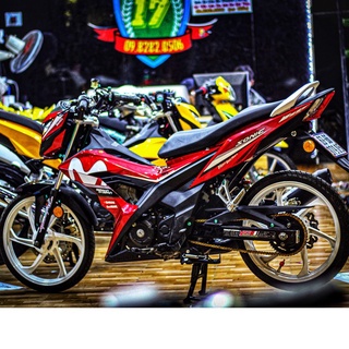 Tem Movistar Honda Sonic 150r Dán Xe Đỏ - Tặng Logo