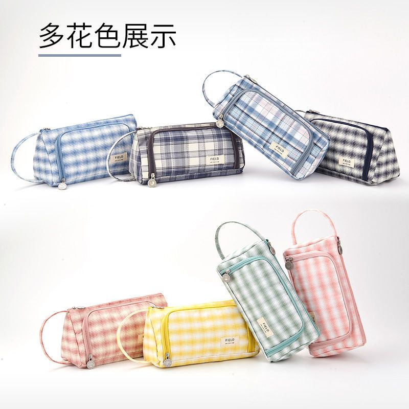 Túi Đựng Bút Chì Sức Chứa Lớn In Họa Tiết Dễ Thương Phong Cách Nhật Hàn Cho Nữ Sinh Trung Học