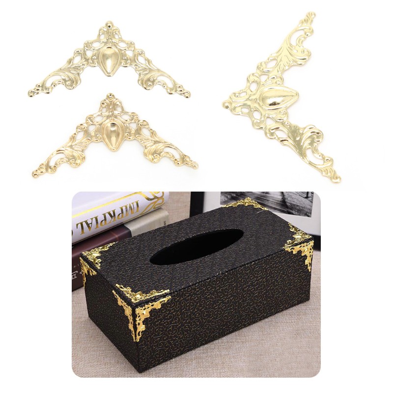 Set 30 phụ kiện nẹp góc bằng kim loại dùng trang trí tập ảnh/sổ tay