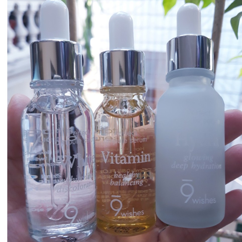 Serum dưỡng ẩm, phục hồi, trắng da 9Wishes