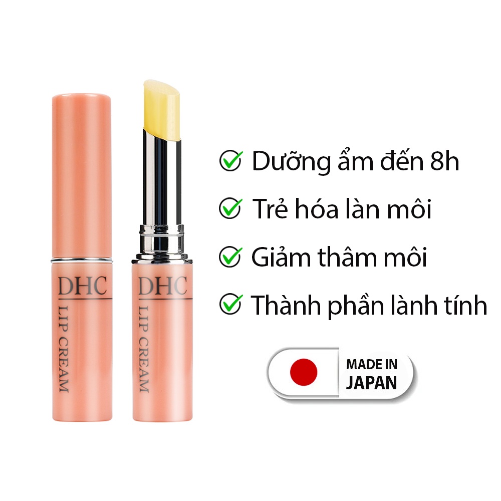 Son dưỡng môi DHC Lip Cream không màu 1,5g chính hãng nhật bản