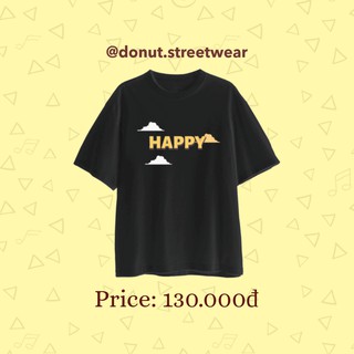 ÁO THUN OVERSIZE UNISEX HAPPY