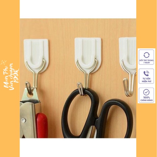 Vỉ 6 móc dính treo đồ tiện dụng cho gia đình 1255