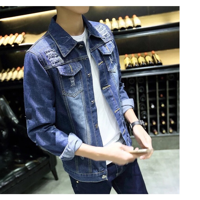 ÁO KHOÁC JEAN NAM HÀN QUỐC N563-3