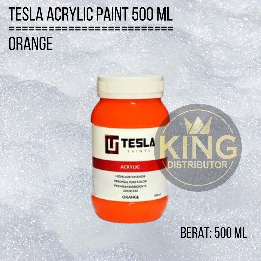 Tesla Sơn Acrylic 500 ml Chất Lượng Cao Chuyên Dùng