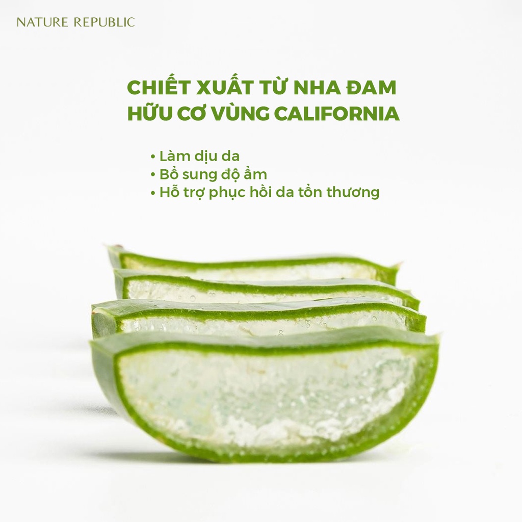Nature Republic Kem tẩy trang Soothing &amp; Moisture Aloe Vera Cleansing Gel Cream 150ml