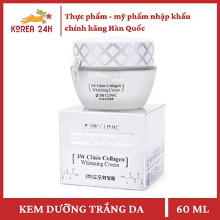 Kem Dưỡng Trắng Sáng Da 3W Clinic Collagen (Trắng) (60ml)