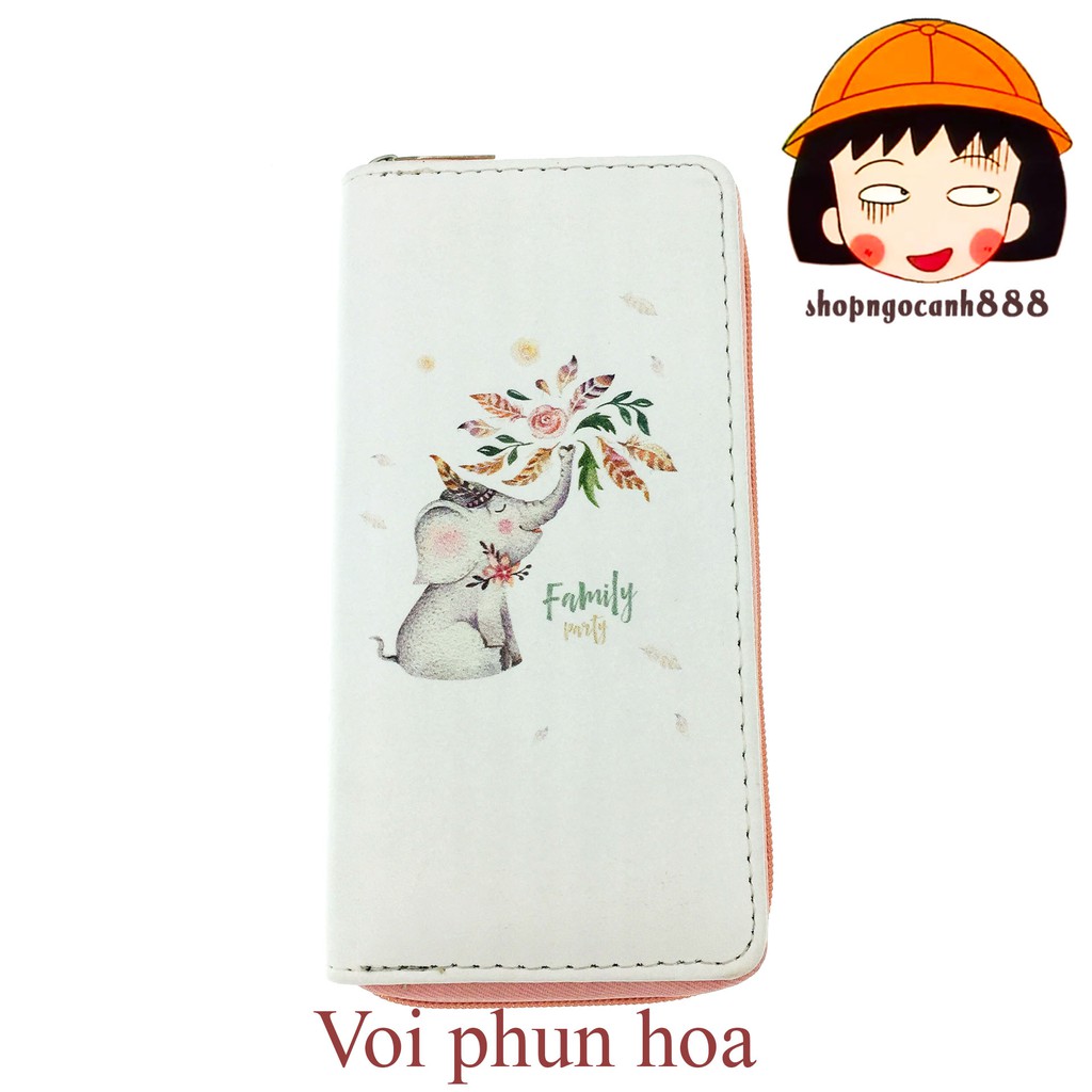 Bóp ví dài họa tiết hoạt hình động vật cute dễ thương cho nữ - Link 3 | BigBuy360 - bigbuy360.vn