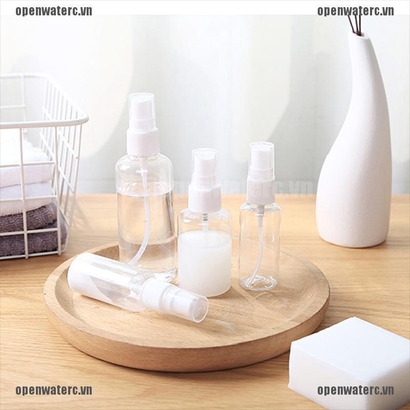 (Hàng Mới Về) Chai Xịt Rỗng Trong Suốt 30 / 50 / 100ml Dùng Chiết Mỹ Phẩm Khi Đi Du Lịch
