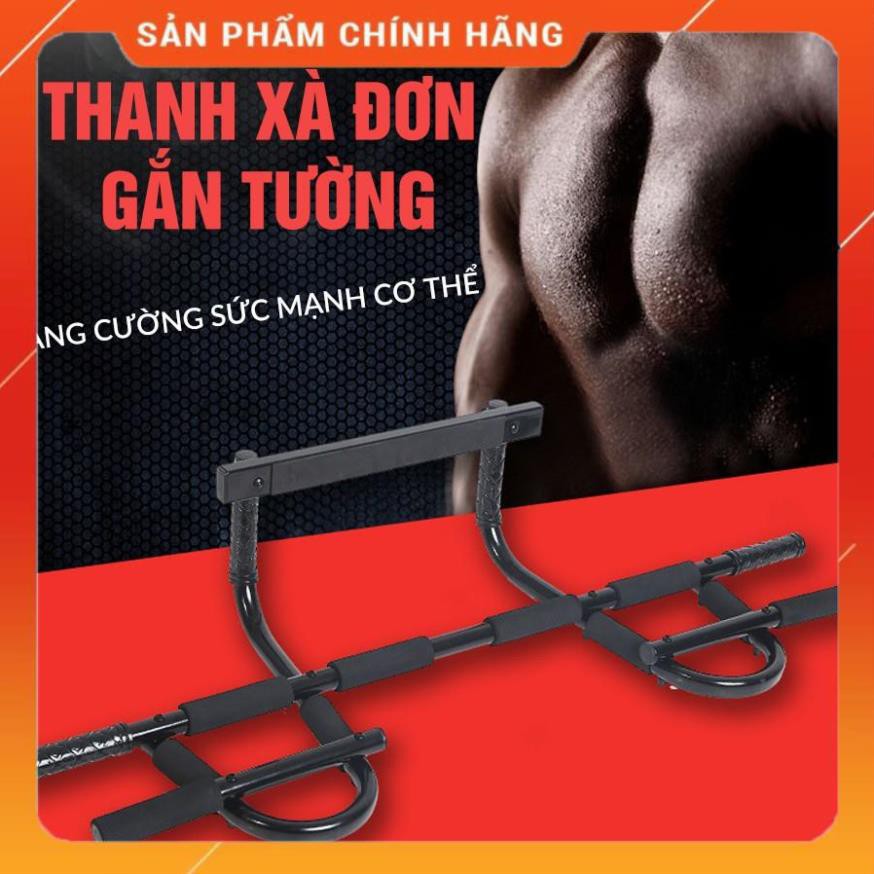 THANH XÀ TẬP ĐƠN GẮN TƯỜNG gắn cửa nhiều cỡ từ 60-130cm- Kích thước tùy chỉnh phù hợp tập gym tại nhà, tăng cơ bắp !