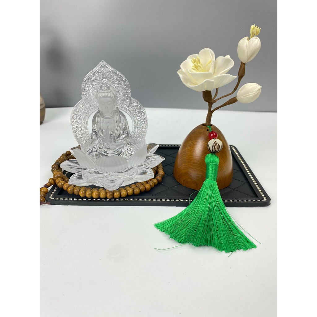 Tượng phật bà quan âm lưu ly, mẹ hiền quán thế âm bình an, may mắn, tượng phật quan thế âm bồ tát để taplo xe hơi