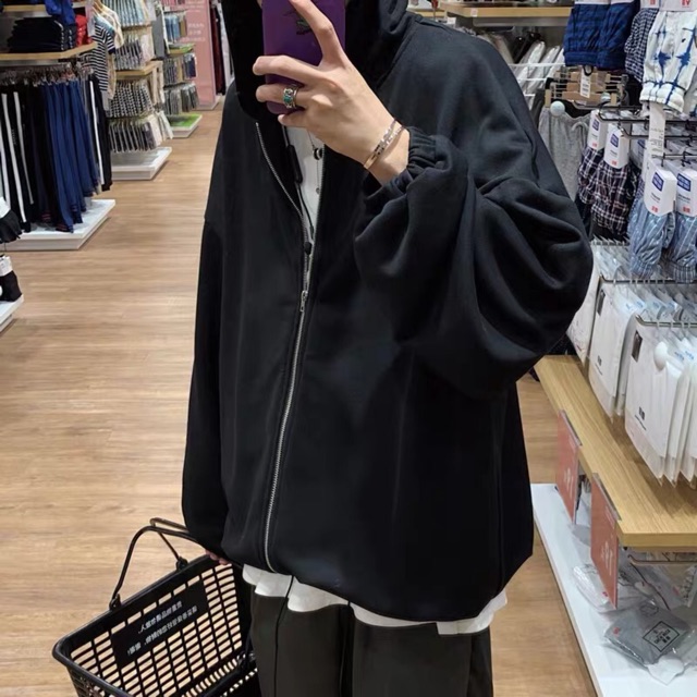 Áo khoác nỉ WIND unisex form rộng Nỉ Trơn nam nữ oversize phong cách ulzzang | BigBuy360 - bigbuy360.vn