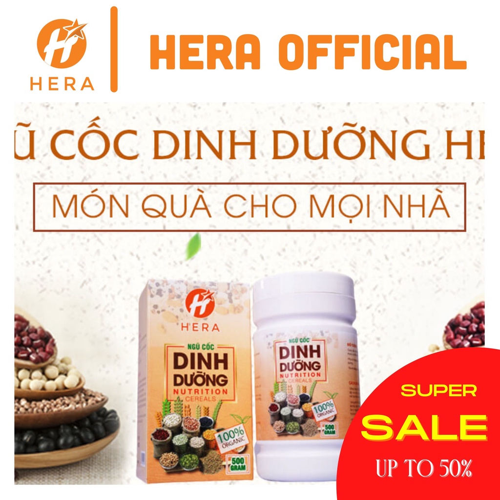 Ngũ cốc dinh dưỡng HERA  Cao Cấp Ngũ cốc tăng cân Tăng Cơ Hiệu Quả cho người gầy