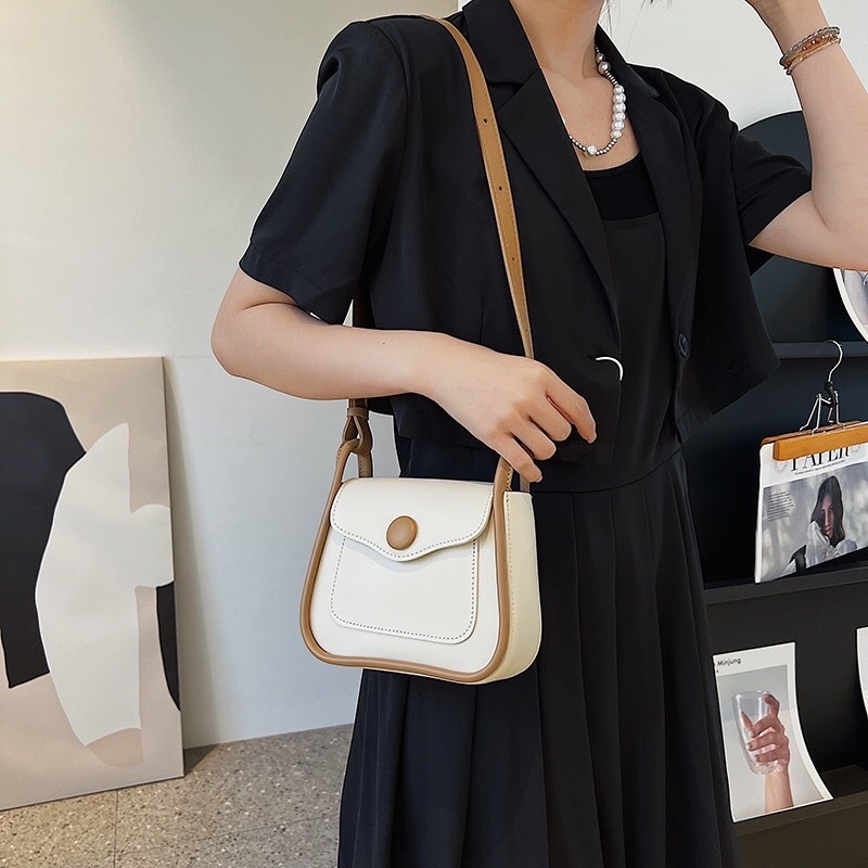 Túi xách nữ đeo chéo đeo vai giá rẻ đẹp đi làm đi chơi thời trang QYANA STORE TX39